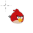 Red Angry Bird.cur Preview