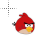 Red Angry Bird.cur