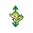 Pokemon Snivy vertical.cur Preview
