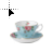 Blue Tea Set cup.cur