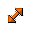 Windows XP 3D Orange (Zune) Diagonal 2.cur