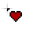 8-Bit Heart (normal select).cur Preview