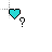 help turquoise heart cursor.cur