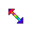 Rainbow Diagonal 1.cur HD version