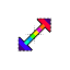 Rainbow Diagonal 2.cur HD version