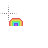 rainbow cursor.cur Preview