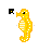 Yellow Saski Seahorse.cur