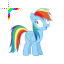 rainbow dash cursor.ani HD version