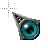 Best Eyeball Cursor On the Internet.cur Preview