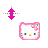 Hello Kitty vertical resize.cur Preview