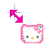 Hello Kitty diagonal resize 1.cur Preview