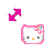Hello Kitty diagonal resize 2.cur Preview