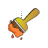 orange_paint_brush.cur Preview