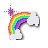 Rainbow Pointer with Star.cur