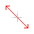 red diagonal resize 1.cur