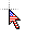 usa flag pointer.cur Preview