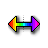 3D Rainbow Horizontal.cur Preview