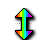 3D Rainbow Vertical.cur Preview