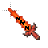 terraria flame sword.cur