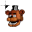 Freddy FAzbear Pixel Head.cur