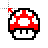 Red Mushroom (Mario).cur Preview
