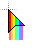 rainbow arrow 2  .cur