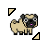 Pixel Pug Diagonal Resize 2.cur Preview