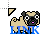 Pixel Pug Link.cur Preview