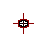 Red black crosshair.cur Preview