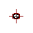 Red black crosshair.cur