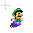 Horizontal Resize Luigi.cur