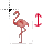 flamingo vresize.cur