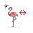 flamingo hresize .cur Preview