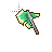 Slime HammerAxe.cur Preview