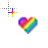 Rainbow Heart Cursor~ Precision (right).cur