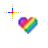 Rainbow Heart Cursor ~ Precision.cur