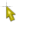 Yellow glass arrow.cur Preview
