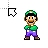 Luigi Working in Background 2.ani Preview
