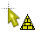 cursor de vidro c/ piramide [glass cursor  with pyramid ].cur Preview