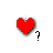 undertale heart question.cur