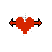 Undertale heart horizontal.cur Preview