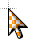 arrow chess orange.cur