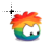 puffle rainbow.cur Preview