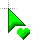 [Undertale]Green Heart Cursor.cur