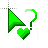 [Undertale]Green Heart Cursor 2.cur