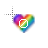 Rainbow Heart Unavailable Cursor.cur Preview