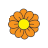 Orange Flower.cur Preview