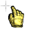Hand Golden.cur Preview