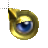 Golden open eyeball hearthstone.cur