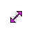 Violet (Purple) Diagonal 2.cur Preview